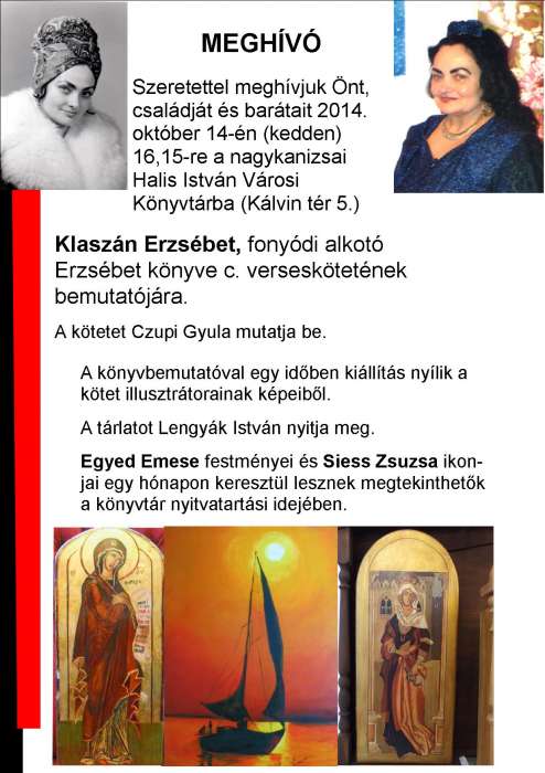 2014.10.14. Klaszán könyvbemutató meghívó.jpg 2014.10.14. Klaszán könyvbemutató meghívó.jpg