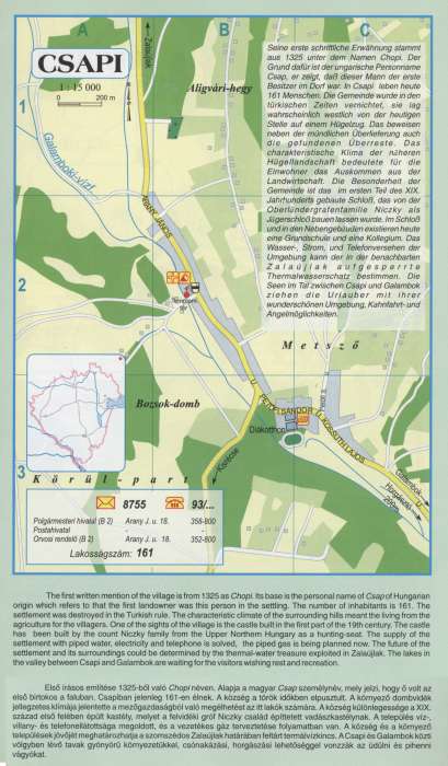 Csapi - Zala megye Atlasz - Gyula - HISZI-MAP, 1997.jpg Csapi - Zala megye Atlasz - Gyula - HISZI-MAP, 1997.jpg