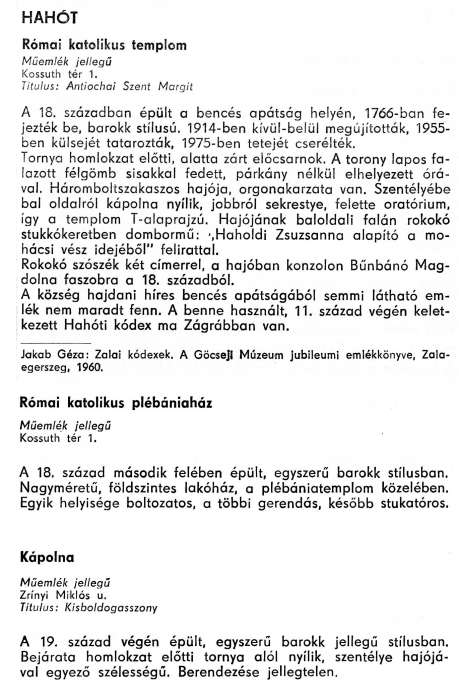 Hahót - Zala megye műemlékei 1977 059-060old.jpg Hahót - Zala megye műemlékei 1977 059-060old.jpg