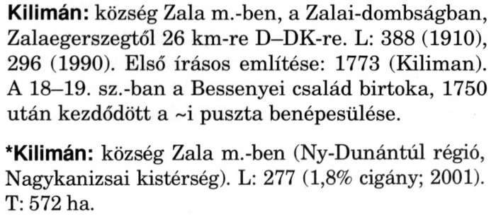 Kilimán - Magyar Nagylexikon.jpg Kilimán - Magyar Nagylexikon.jpg