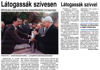 Zalai Hírlap 1999 10 26 249sz 01,04old - Látogassák szívesen.jpg Zalai Hírlap 1999 10 26 249sz 01,04old - Látogassák szívesen.jpg