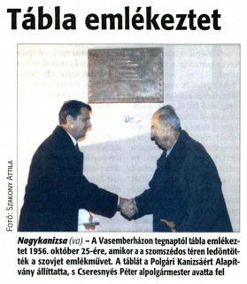 Zalai Hírlap 2007 10 31 04old - Tábla emlékeztet.jpg Zalai Hírlap 2007 10 31 04old - Tábla emlékeztet.jpg