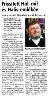 Zalai Hírlap 2015 01 03 002sz 03old - Halis-emlékév.jpg Zalai Hírlap 2015 01 03 002sz 03old - Halis-emlékév.jpg