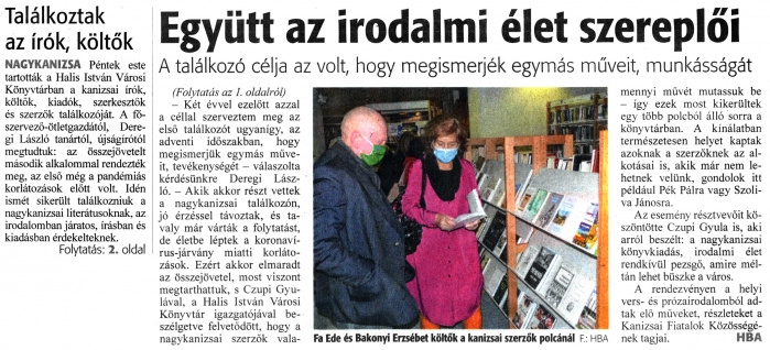 Zalai Hírlap 2021 12 13 288sz 01,02old - Együtt az irodalmi élet szereplői.jpg Zalai Hírlap 2021 12 13 288sz 01,02old - Együtt az irodalmi élet szereplői.jpg